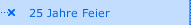 25 Jahre Feier